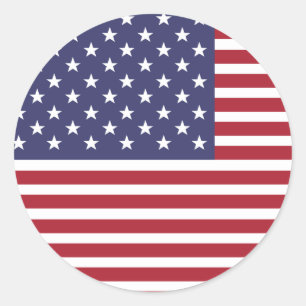 Adesivo Bandeira Americana Dia da Independência em 4 de j