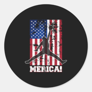 Adesivo Bandeira Americana Esboço Bandeira Dos EUA 4 De Ju