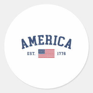 Adesivo Bandeira Americana EUA Estados Unidos Da América U