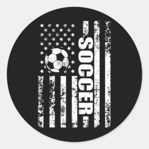Adesivo Bandeira Americana Futebol Patriótico Futebol