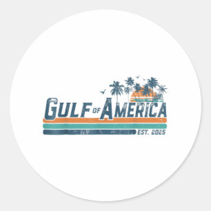 Adesivo Bandeira Americana G.2025 Do Golfo De Eua