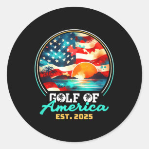 Adesivo Bandeira Americana G.2025 Do Golfo De Eua