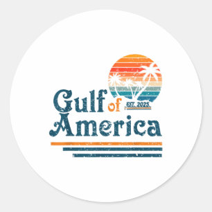 Adesivo Bandeira Americana G.2025 Do Golfo De Eua