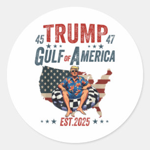 Adesivo Bandeira Americana G.2025 Do Golfo De Eua