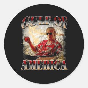 Adesivo Bandeira Americana G.2025 Do Golfo De Eua
