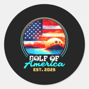 Adesivo Bandeira Americana G.2025 Do Golfo De Eua