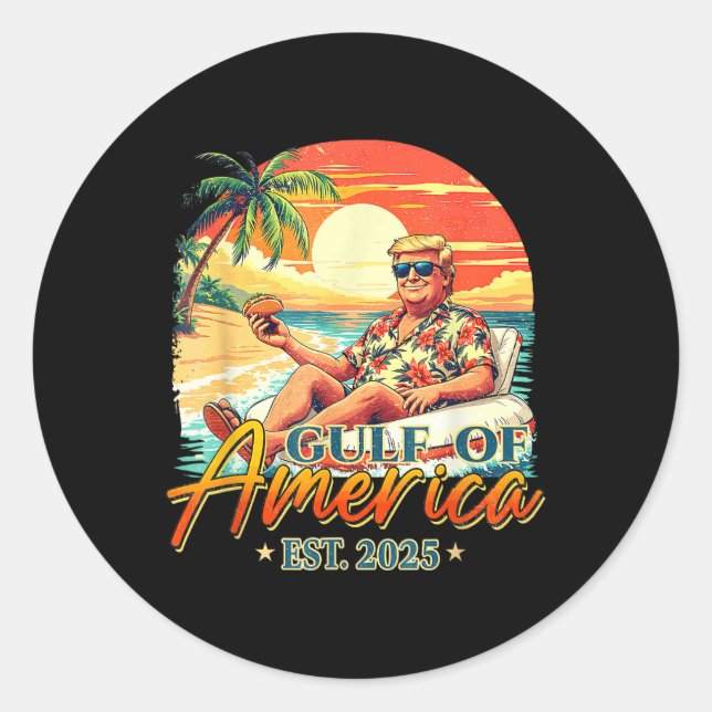 Adesivo Bandeira Americana G.2025 Do Golfo De Eua (Frente)