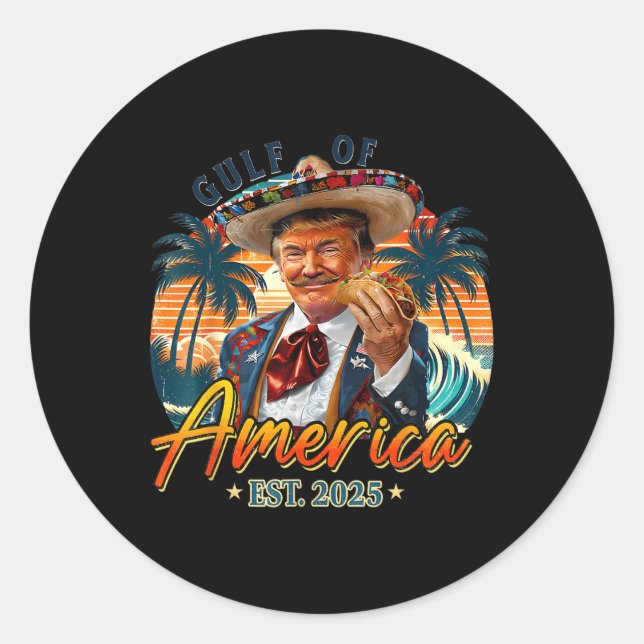 Adesivo Bandeira Americana G.2025 Do Golfo De Eua (Frente)