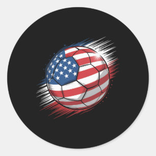 Adesivo Bandeira Americana No Futebol Ll _1