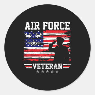 Adesivo bandeira americana patriota veterano da força aére