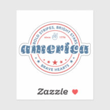 Bandeira Americana Patriótica 4 de julho Estrelas 