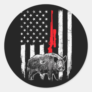 Adesivo Bandeira Americana Patriótica - Caça a Nave Selvag