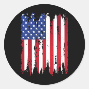 Adesivo Bandeira Americana Patriótica EUA Para Homens Mulh