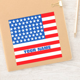 Adesivo Bandeira Americana Personalizada