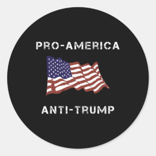Adesivo Bandeira americana pró-América anti-Trump EUA
