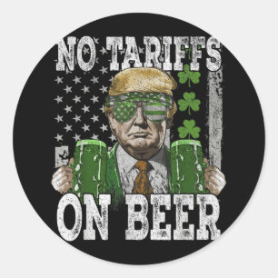 Adesivo Bandeira Americana Sem Tarifas De Cerveja Funny St