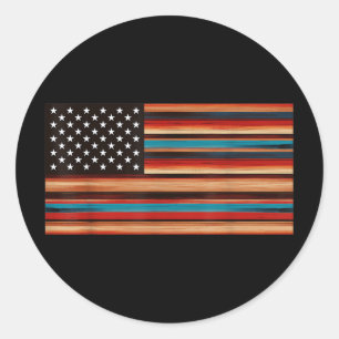 Adesivo Bandeira Americana Serape Cinco De Mayo Fiesta