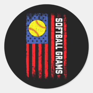 Adesivo Bandeira Americana Softll Gramas Funny Softll Play
