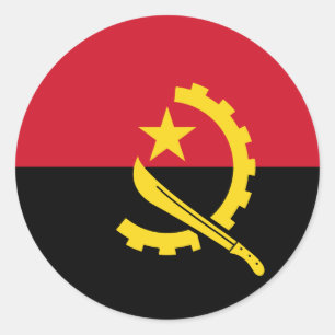 Adesivo Bandeira Angola