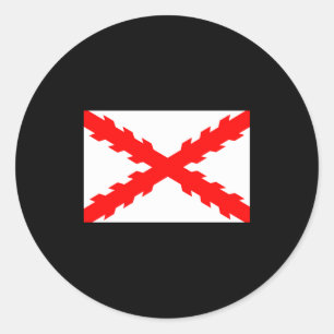 Adesivo Bandeira Antiga da Espanha Nova Espanhola
