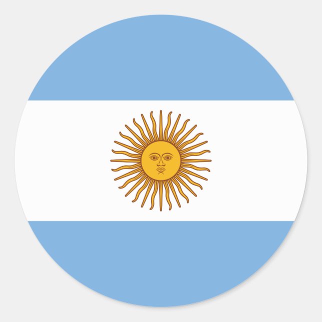 Adesivo Bandeira Argentina (argentina) (Frente)