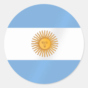 Adesivo Bandeira argentina de presentes de Argentina
