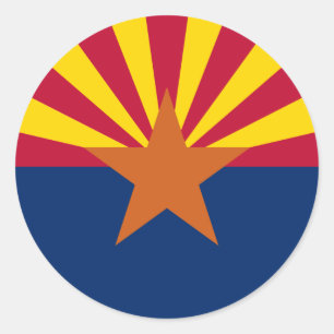 Adesivo Bandeira Arizonan, Bandeira da Arizona