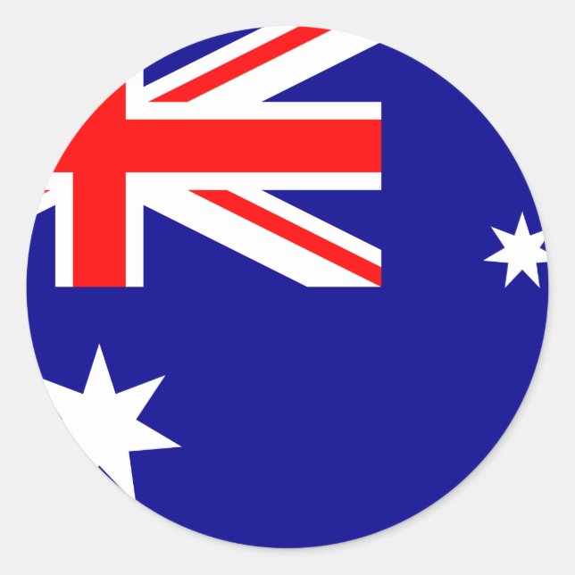 Adesivo Bandeira Austrália (australiana) (Frente)