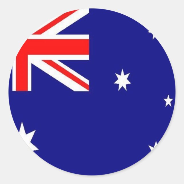 Adesivo Bandeira australiana (Frente)