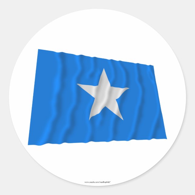 Adesivo Bandeira azul Bonnie/para o oeste bandeira da (Frente)