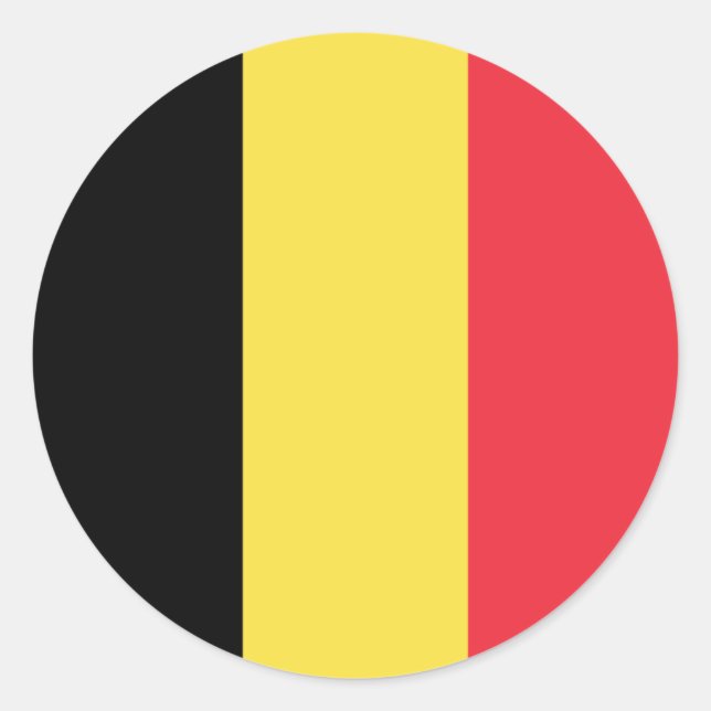 Adesivo Bandeira belga, Bandeira da Bélgica (Frente)