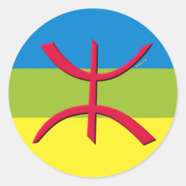 Adesivo bandeira berbere amazigh