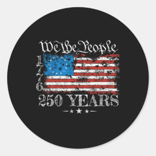 Adesivo Bandeira Betsy Ross 1776 Nós O Povo 250 Anos 250º