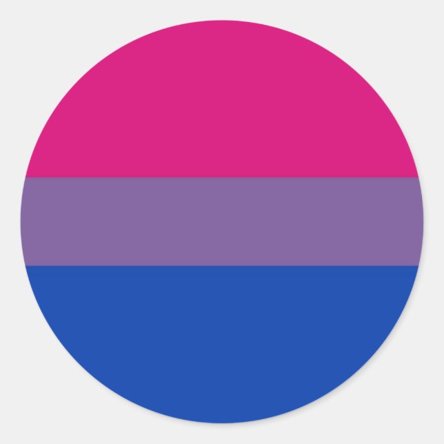 Adesivo Bandeira Bi Para Orgulho Bissexual (Frente)