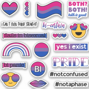 Adesivo Bandeira bissexual Memes
