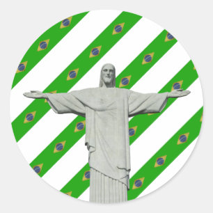 Adesivo Bandeira brasileira das listras
