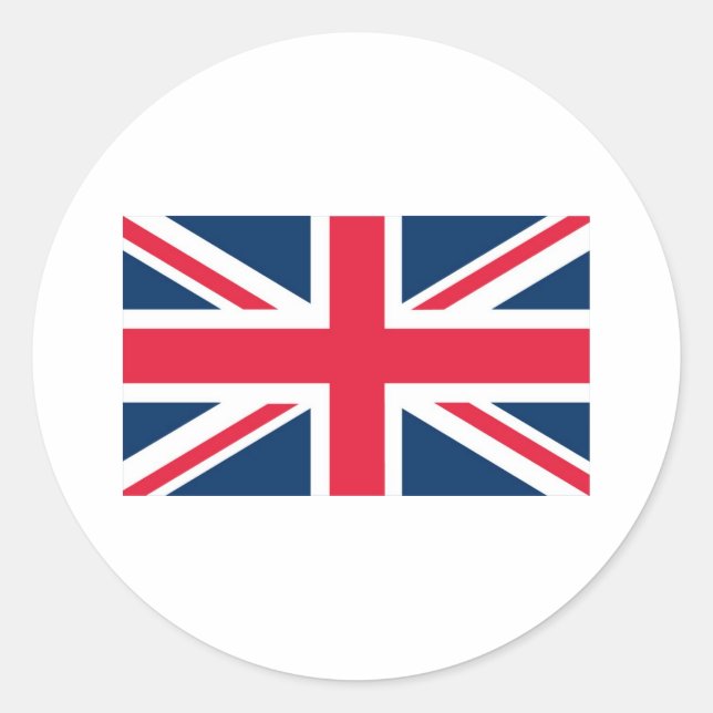 Adesivo Bandeira Britânica (Frente)