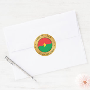 Adesivo Bandeira Burkina Faso