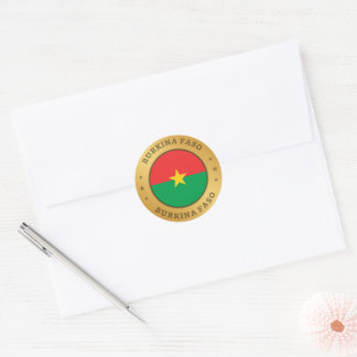 Adesivo Bandeira Burkina Faso