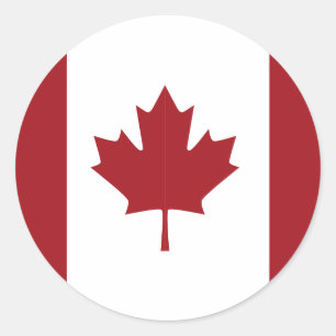 Adesivo bandeira canadense