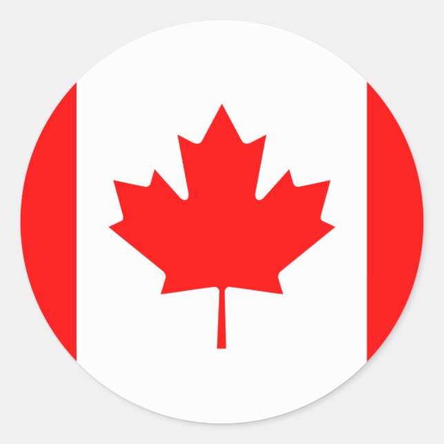 Adesivo Bandeira canadense (Frente)