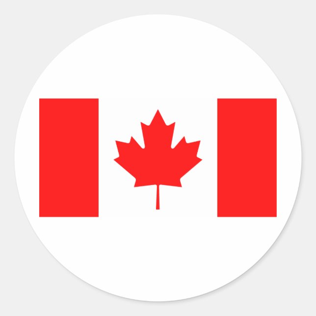 Adesivo Bandeira canadense (Frente)