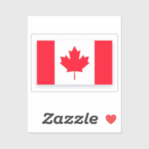 Adesivo Bandeira canadense. CANADÁ. 