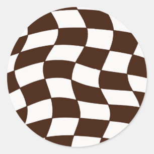 Adesivo bandeira checkered do fã de competência