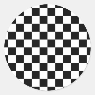 Adesivo Bandeira Checkered que compete o conselho de