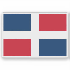 Adesivo Bandeira civil da República Dominicana (1849-hoje)
