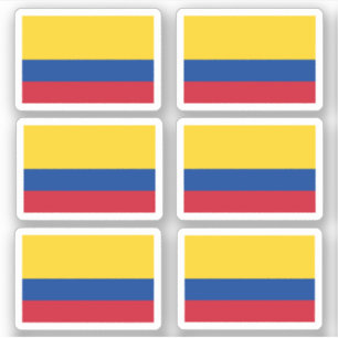 Adesivo bandeira colombiana