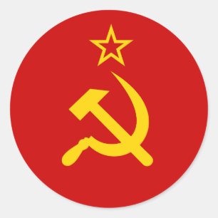 Adesivo Bandeira comunista URSS de Rússia