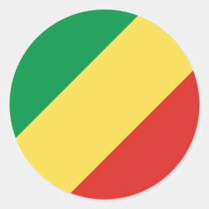 Adesivo Bandeira Congolesa, Bandeira da República do Congo
