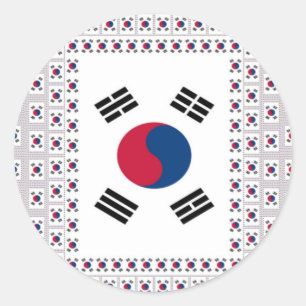 Adesivo Bandeira Coreana Diagonal Bonita: Uma Arte Infinit